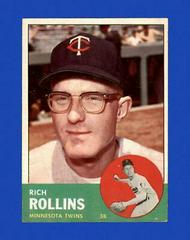 Rich Rollins #110 Baseball Cards 1963 Topps Prices