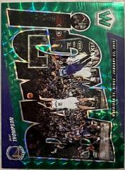 Klay Thompson [Green] #6 Basketball Cards 2021 Panini Mosaic Bang Prices