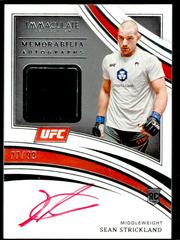 Sean Strickland [Memorabilia Autograph] Ufc Cards 2022 Panini Immaculate UFC Prices