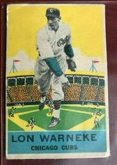 Lon Warneke Baseball Cards 1933 DeLong Prices
