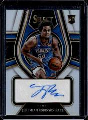 Jeremiah Robinson Earl Basketball Cards 2021 Panini Select Rookie Signatures Prices
