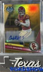 Caleb Williams [Autograph Gold] #1 Football Cards 2023 Bowman Chrome University Prices