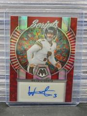 Wil Lutz [Red Wave] #S11 Football Cards 2023 Panini Mosaic Scripts Autographs Prices