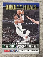 Giannis Antetokounmpo #56 Basketball Cards 2021 Panini Hoops Road to the Finals Prices