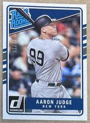 Aaron Judge [Aqueous Test Proof] #38 Baseball Cards 2017 Panini Donruss Prices