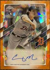 Casey Mize [Orange] Baseball Cards 2021 Topps Chrome Sapphire Rookie Autographs Prices