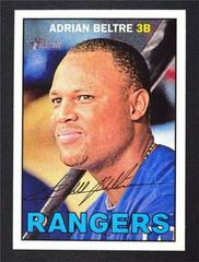 Adrian Beltre #405 Baseball Cards 2016 Topps Heritage Prices