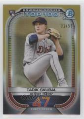 Tarik Skubal [Green] Baseball Cards 2021 Bowman Scout’s Top 100 Prices