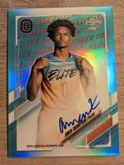 Amen Thompson [Aqua] #CA-AMT2 Basketball Cards 2022 Topps Chrome OTE Overtime Elite Autographs Prices