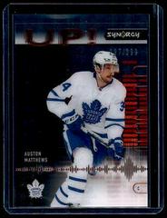 Auston Matthews [Red] #CU-AU Hockey Cards 2022 Upper Deck Synergy Cranked Up Prices