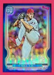 Aaron Nola [Indigo Refractor] Baseball Cards 2020 Topps Gypsy Queen Chrome Box Toppers Prices