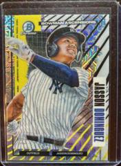 Jasson Dominguez [Orange Refractor Mega Box Mojo] #BA-11 Baseball Cards 2021 Bowman Chrome Ascensions Prices