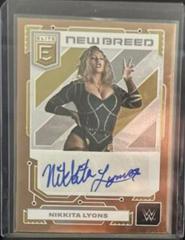 Nikkita Lyons [Gold] #35 Wrestling Cards 2023 Donruss Elite WWE New Breed Autograph Prices