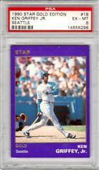Ken Griffey Jr. [Seattle] #18 Baseball Cards 1990 Star Gold Edition Prices