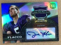 Joe Flacco [Jersey Autograph Refractor] Football Cards 2008 Bowman Sterling Prices
