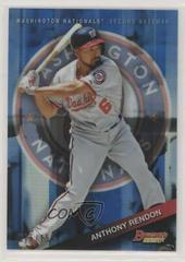 Anthony Rendon [Blue Refractor] #59 Baseball Cards 2015 Bowman's Best Prices