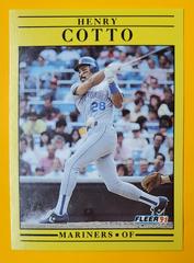 Henry Cotto #448 Baseball Cards 1991 Fleer Prices