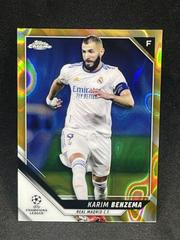 Karim Benzema [Gold Lava Refractor] Soccer Cards 2021 Topps Chrome UEFA Champions League Prices