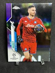 Alex Meret [Purple Refractor] Soccer Cards 2019 Topps Chrome UEFA Champions League Prices