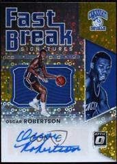 Oscar Robertson [Gold] Basketball Cards 2021 Panini Donruss Optic Fast Break Signatures Prices