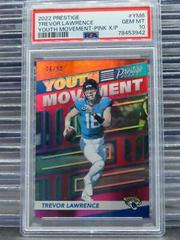 Trevor Lawrence [Pink] #YM-6 Football Cards 2022 Panini Prestige Youth Movement Prices
