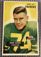 Roger Zatkoff #111 Football Cards 1955 Bowman Prices