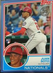 Juan Soto [Blue] Baseball Cards 2018 Topps Update 1983 Baseball Prices