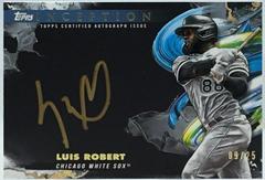 Luis Robert [Gold Ink] Baseball Cards 2023 Topps Inception Silver Signings Prices