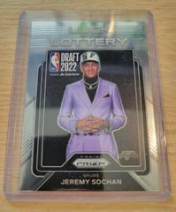 Jeremy Sochan #4 Basketball Cards 2022 Panini Prizm Luck of the Lottery Prices