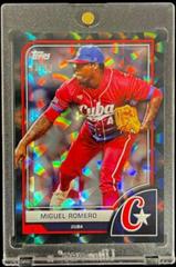 Miguel Romero [Black Difractor] Baseball Cards 2023 Topps World Classic Prices