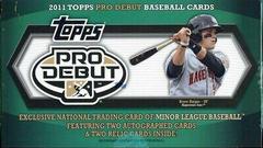 Hobby Box Baseball Cards 2011 Topps Pro Debut Prices
