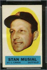 Stan Musial [Instruction Back] Baseball Cards 1963 Topps Peel Offs Prices
