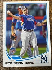 Robinson Cano [Throwing] #US323 Baseball Cards 2013 Topps Update Prices