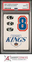 Los Angeles Kings Hockey Cards 1985 Topps Stickers Prices