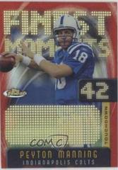 Peyton Manning #FM42 Football Cards 2005 Topps Finest Manning Moments Prices