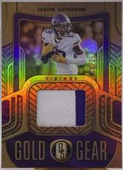 Justin Jefferson [Prime] Football Cards 2022 Panini Gold Standard Gear Prices