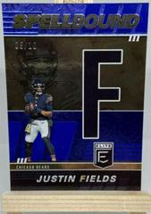 Justin Fields [Blue] #SB-JF6 Football Cards 2022 Panini Donruss Elite Spellbound Prices