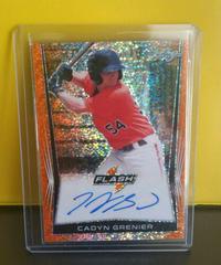 Cadyn Grenier #BA-CG1 Baseball Cards 2018 Leaf Flash Autographs Prices