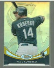 Paul Konerko [Gold Refractor] Baseball Cards 2010 Finest Prices