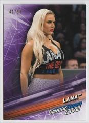Lana [Purple] #30 Wrestling Cards 2019 Topps WWE Smackdown Live Prices