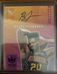 Bruno Fernando [Jade] #FP-BFR Basketball Cards 2019 Panini Court Kings Fresh Paint Autographs Prices