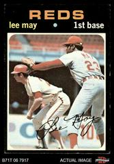 Lee May #40 Baseball Cards 1971 Topps Prices