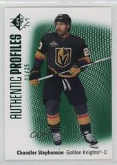 Chandler Stephenson [Green] #AP-7 Hockey Cards 2021 SP Authentic Profiles Prices