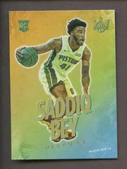 Saddiq Bey #172 Basketball Cards 2020 Panini Court Kings Prices