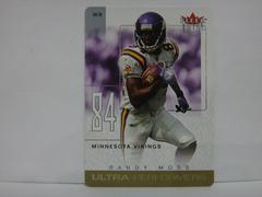 Randy Moss [Gold Die Cut] #5 UP Football Cards 2004 Ultra Performers Prices