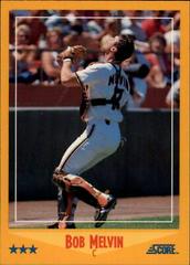 Bob Melvin #477 Baseball Cards 1988 Score Glossy Prices