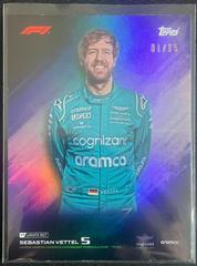 Sebastian Vettel [Purple] Racing Cards 2022 Topps Lights Out Formula 1 Prices