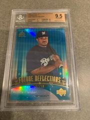 Prince Fielder [Turquoise] #265 Baseball Cards 2005 Upper Deck Reflections Prices