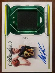 Walker Kessler [Emerald] #5 Basketball Cards 2022 Panini Flawless Rookie Autograph Prices