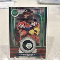 Ronald Acuna Jr. [Green] #SOA-RA Baseball Cards 2024 Topps Tribute Stamp of Approval Prices